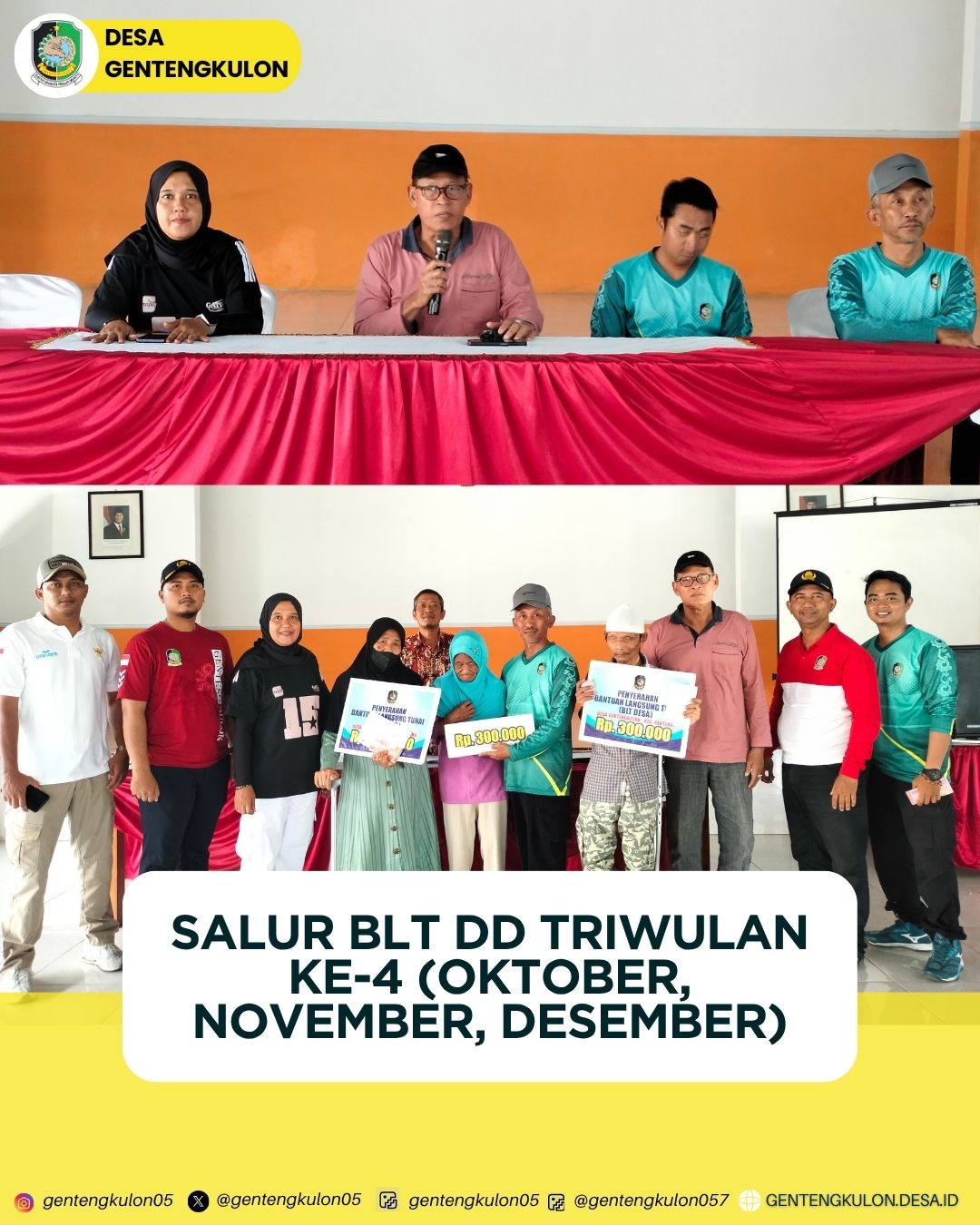 Gambar Berita SALUR BLT DD TRIWULAN KE-4 (Oktober, November, Desember)
