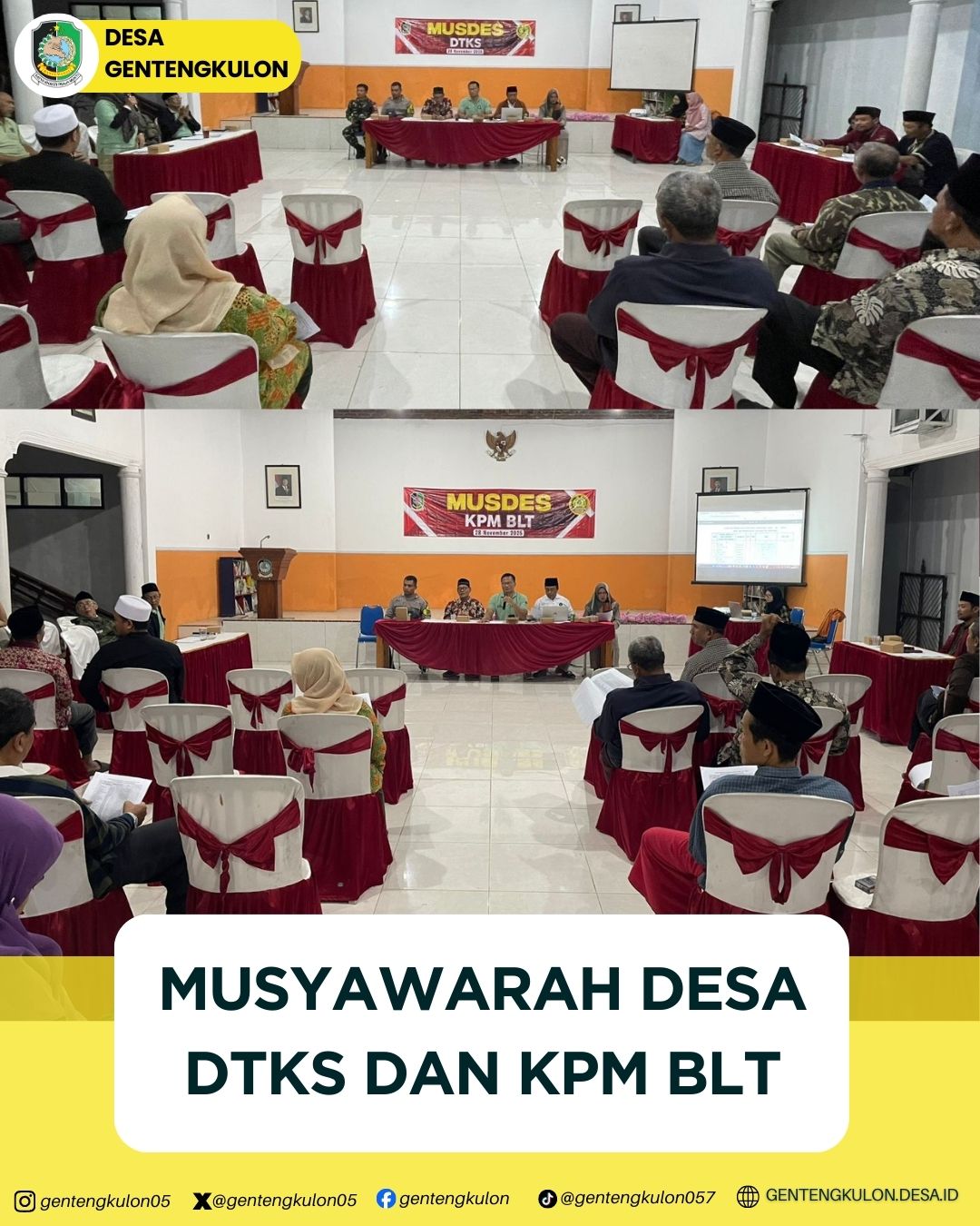 Gambar Berita MUSYAWARAH DESA DTKS DAN KPM BLT
